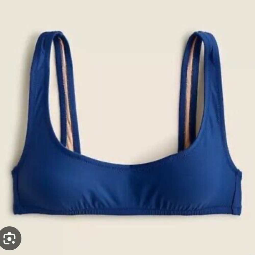 New J. Crew Heritage Scoop Neck Bikini Top